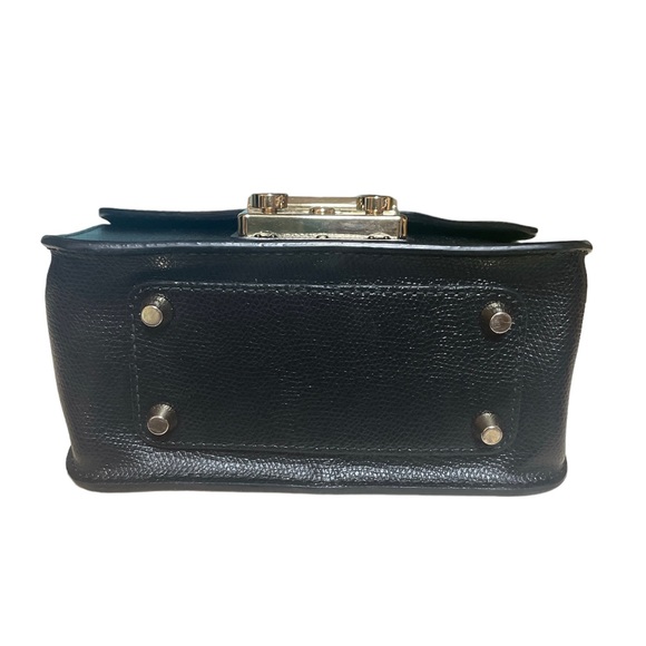 Furla Metropolis Mini Cross-body Bag | textured leather gold-tone chain strap - Picture 11 of 13